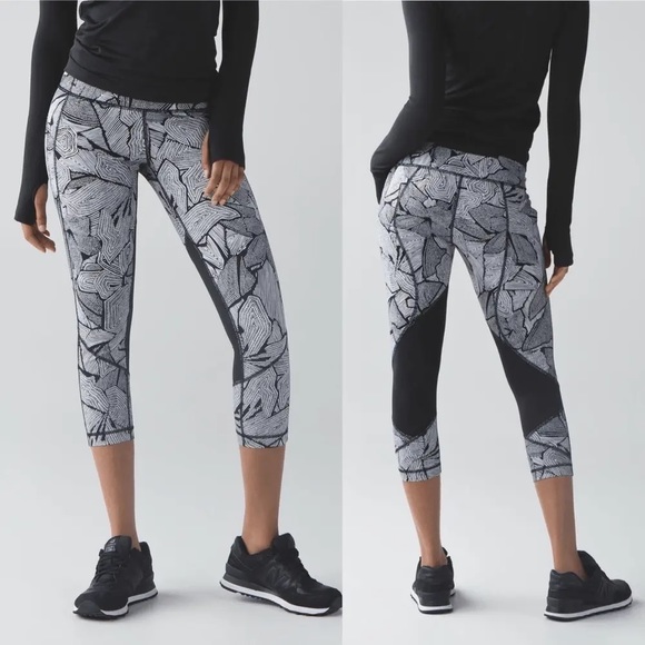 lululemon athletica Pants - Lululemon past mid rise leggings size 6